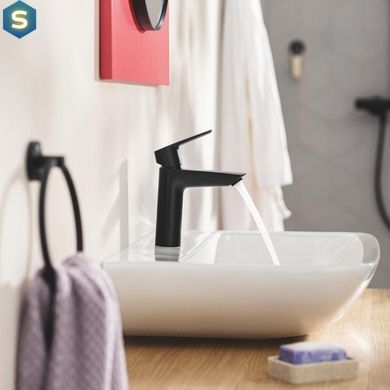 Набор смесителей 4 в 1 для ванной комнаты и кухни Grohe QuickFix Start Black M-Size UA303301MK, Черный матовый