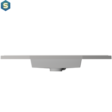 Раковина глянцевая врезная Amidicon Santo 110 1100x450 из литого камня SANTO_110_HL, Белый