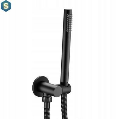 Душевая система Rea Lungo black + BOX черный REA-P6300, Черный/золото