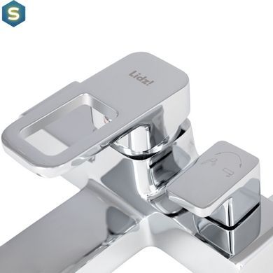 Смеситель для ванны Lidz Wawel 006 (c душевым гарнитуром) (k35) LDWAW006CRM45388 Chrome, Хром