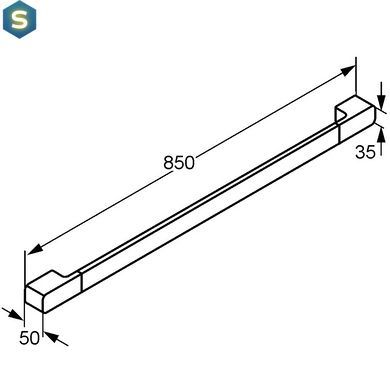 Тримач для рушника Kludi E2 4997905, Хром