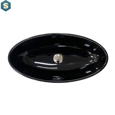 Умивальник Adamant Andere New black 100002882, Чорний/золото