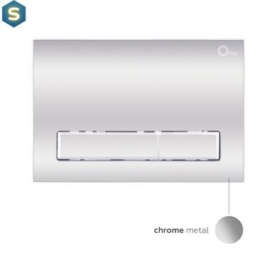 Набор Qtap инсталляция 3 в 1 Nest QT0133M425 с панелью смыва линейной QT0111M08381CRM + унитаз с сиденьем Crow QT05335170W, Белый