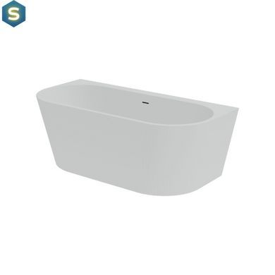 Ванна акрилова окремостояча пристінна Koller Pool Euforia 1600x750 White з сифоном 0268250101, Білий
