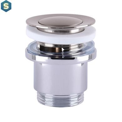 Донний клапан Globus Lux HG-041S-S- BR (Click-clack), Хром