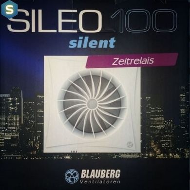 Вентилятор малошумный Blauberg Sileo 100