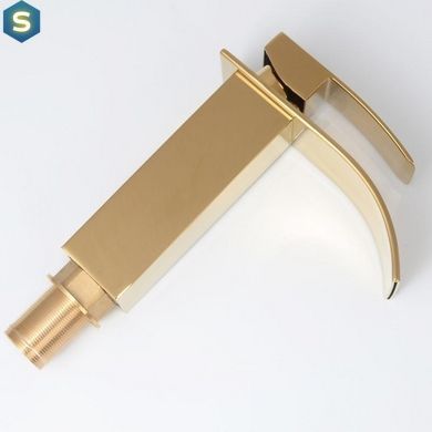 Смеситель для умывальника Yoka Niagara 24 gold низкий BU.NIAGARA 24 GLD, Золотой