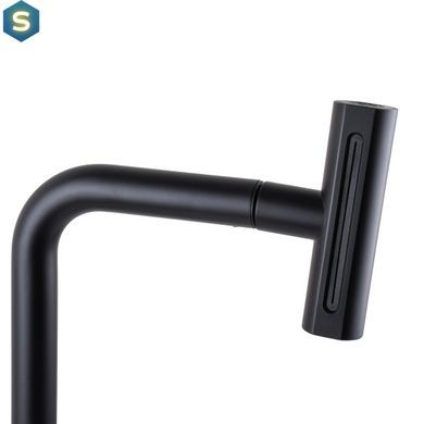 Змішувач для кухні Globus Lux Alpen SBT1-2044-BB, Черный матовый
