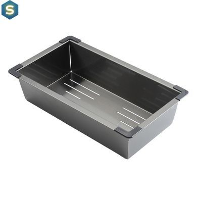 Кухонна мийка Gappo GS7246-6 накладна 720x460 мм, нержавіюча сталь, поверхня PVD, Чорний/золото