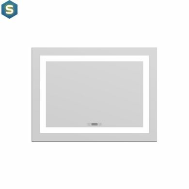 Зеркало Imprese Karlov Option прямоугольное в раме с подсветкой, подогревом и часами 60x80 см m08607600MC