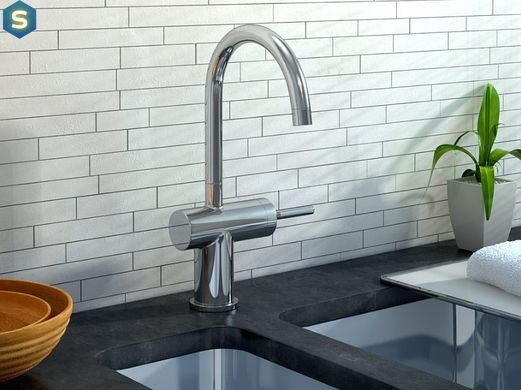 Смеситель для кухни Kohlman Maxima chrome QB140M, Хром