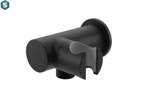 Душева система Kohlman Experience 25 black з термостатом + BOX прихованого монтажу KPL-QW432EBQ25, Черный матовый