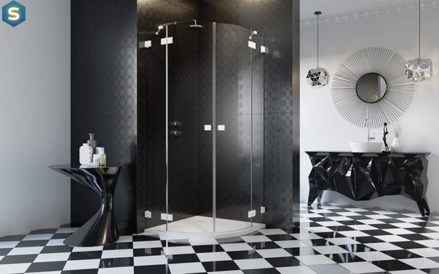 Душевая кабина Radaway Essenza Pro White PDD 80Lx80Rx200 10095080-04-01L+10095080-04-01R
