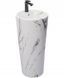Умывальник Rea Blanka marble mat T напольный REA-U8704, Белый матовый
