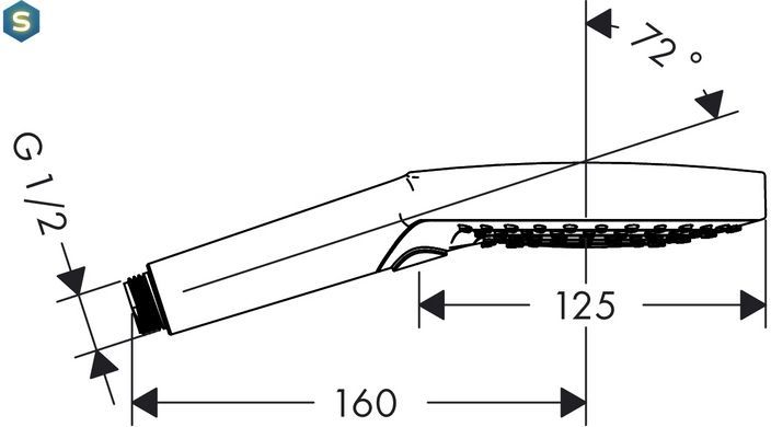 Ручной душ Hansgrohe Raindance Select S 120 26530000