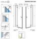 Душевая дверь Radaway Essenza New DWJ 100 см 385014-01-01L