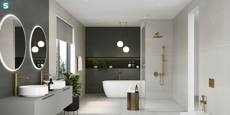 Душевая система скрытого монтажа Kludi Bozz 38736N076