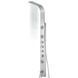 Душевая панель Corsan Snake inox LED с изливом S002MSLLEDW, Нержавеющая сталь