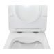 Набор Qtap инсталляция 3 в 1 Nest QT0133M425 с панелью смыва линейной QT0111M08381CRM + унитаз с сиденьем Jay QT07335176W, Белый