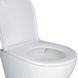 Набор: Qtap Robin Ultra Quiet унитаз подвесной QT1333046EUQW + Nest комплект инсталляции 4в1 (линейная клавиша Chrome) QT0133M425 + QT0111M08381CRM