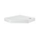 Душевой поддон Qtap Diamond 309912 90x90x12 см + сифон, Белый, Универсальная, белый, мелкий (до 20 см)