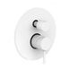 Змішувач для ванни/душу на 2 споживача Paffoni Light white matt LIG018BO, Белый матовый
