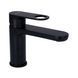 Змішувач для умивальника Qtap Jay QTJAY270BLM45545 Black matt, Черный матовый