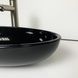 Умивальник Adamant Andere New black 100002882, Чорний/золото