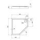 Душевой поддон Qtap Diamond 309912 90x90x12 см + сифон, Белый, Универсальная, белый, мелкий (до 20 см)