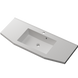 Раковина глянцевая врезная Amidicon Santo 110 1100x450 из литого камня SANTO_110_HL, Белый