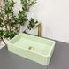 Умивальник (раковина) VBI FLORENTIA LIGHT GREEN MATT накладний, Зелений