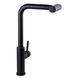 Змішувач для кухні Globus Lux Alpen SBT1-2044-BB, Черный матовый