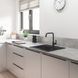 Набор смесителей 4 в 1 для ванной комнаты и кухни Grohe QuickFix Start Black M-Size UA303301MK, Черный матовый