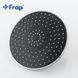 Душевая система Frap F2442, поворотный излив - переключатель на лейку, 3 режима, черный/хром, Черный матовый