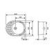 Кухонна мийка Lidz 620x500/200 WHI-01 (LIDZWHI01625500200), Білий