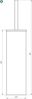 Йоржик підлоговий Globus Lux SS 8429B, Хром матовий