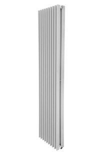 Вертикальний дизайнерський радіатор опалення Arttidesign Pesaro II10/1800/360/50 білий матовий, Белый матовый