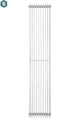 Вертикальный дизайнерский радиатор отопления Arttidesign Pesaro II10/1800/360/50 белый матовый, Белый матовый