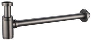 Сифон для умивальника Imex PVD графіт SCL002/BGM, Графит