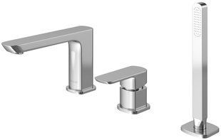 Змішувач на борт ванни Kohlman Foxal chrome QB241F, Хром