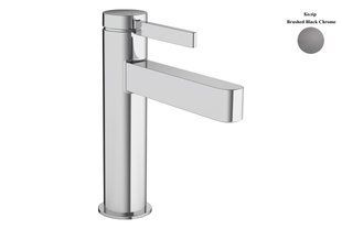 Змішувач для умивальника Hansgrohe Finoris CoolStart з донним клапаном brushed black chrome 76025340, Шліфований чорний хром