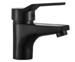 Смеситель для умывальника Mexen Caro black MEX-746600-70, Черный матовый