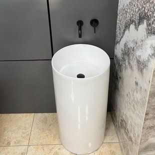 Умывальник підлоговий VBI Cirella white VBI-019024, Білий
