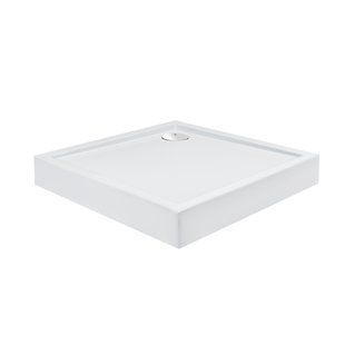 Душовий піддон Qtap Tern 309912C 90x90x12 см + сифон, Білий