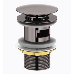 Донный клапан Imprese Brenta ZMK091908500 графитовый хром