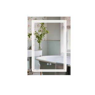 Зеркало Qtap Cardinal 600х800 с LED-подсветкой Touch, с антизапотеванием, с диммером температуры цвета (3000-6500K) Reverse QT0478C6080