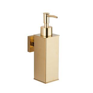 Дозатор жидкого мыла VBI Quadro gold VBI-040216GL, Золотой