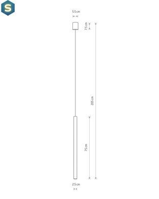 Підвісний світильник Nowodvorski 10448 Laser 750 G9 1x10W IP20 Satine Copper