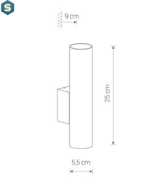 Бра Nowodvorski 8072 Eye wall GU10 2x10W IP20 Bl