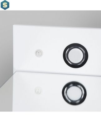 Дзеркало Мойдодир з шафкою СТ-50 з яскравою LED-підсвіткою, Білий